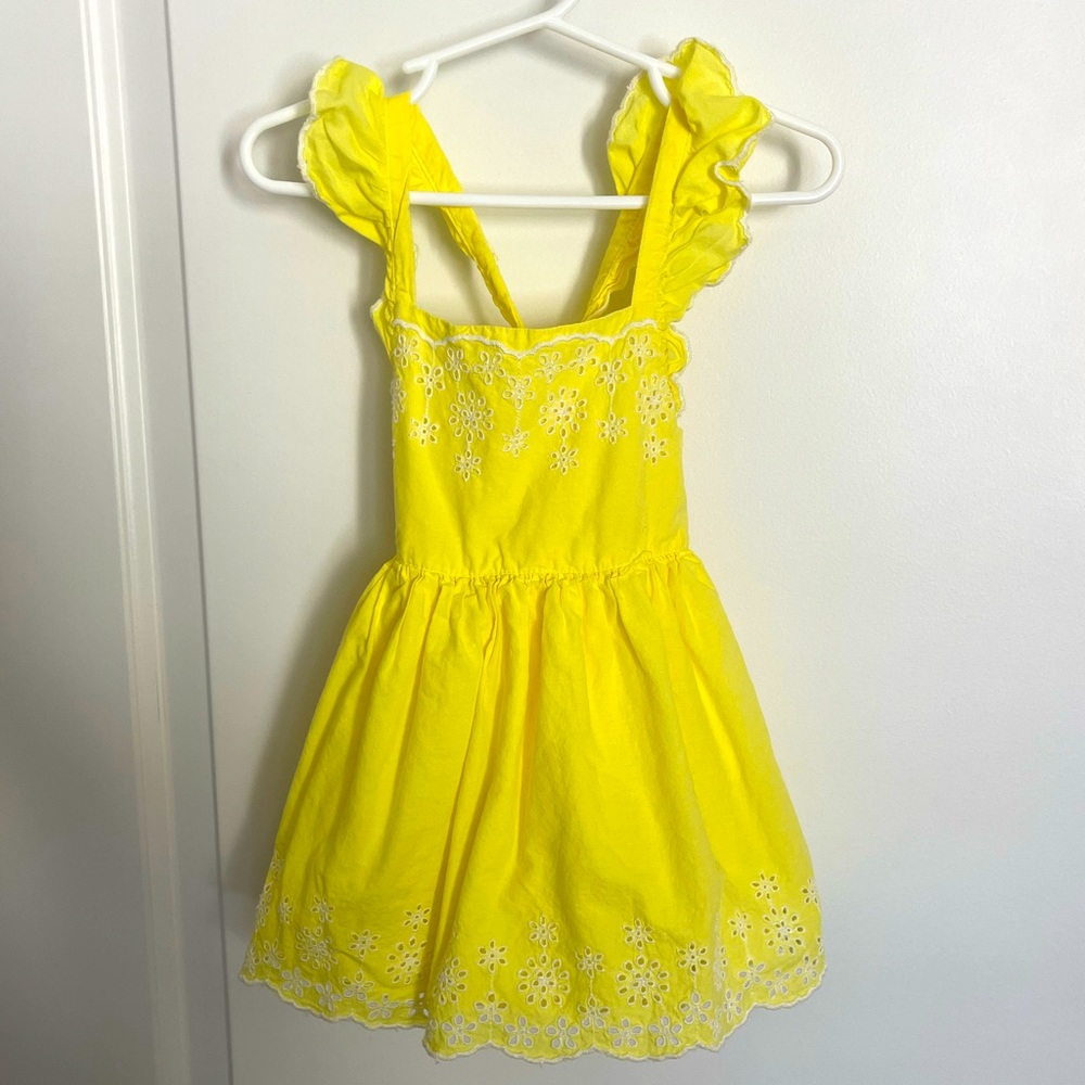Yellow Ruffle Dress